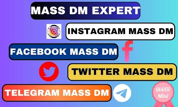 Bestseller - do telegram mass dm twitter mass dm instagram mass dm , facebook mass dm,mass dm