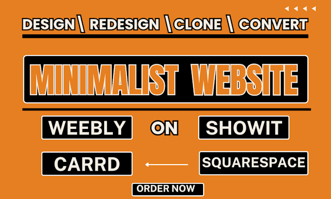 Gig Preview - Design convert clone weebly website showit carrrd redesign squarespace website