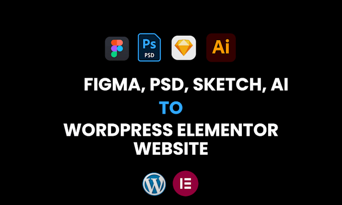 Gig Preview - Convert xd, psd, html, figma to wordpress website using elementor pro