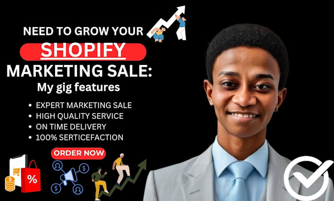 Gig Preview - Do shopify sales, shopify dropshipping, shopify marketing promotion