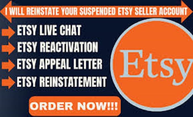 Bestseller - etsy suspension, etsy reopen with appeal letter etsy reinstatement