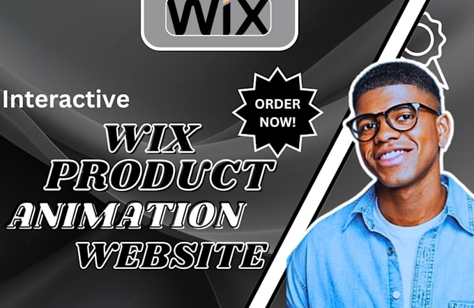 Gig Preview - Make interactive wix website design wix online store wix product animation