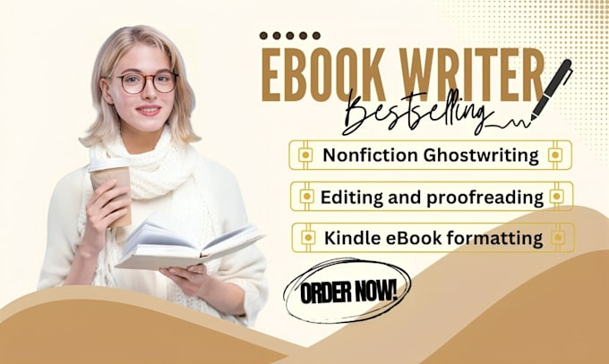 Bestseller - write edit ebook non fiction ghostwriter kindle ebook writer, memoir, hr content