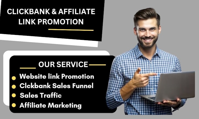 Bestseller - do clickbank affiliate link promotion, referral link boost