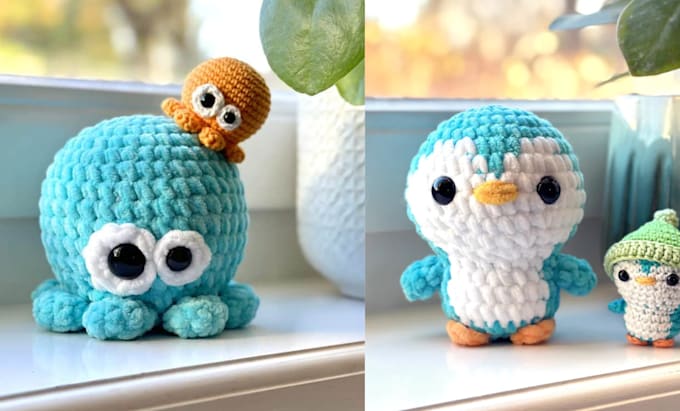 Gig Preview - Write amigurumi crochet pattern step by step photo video tutorial etsy