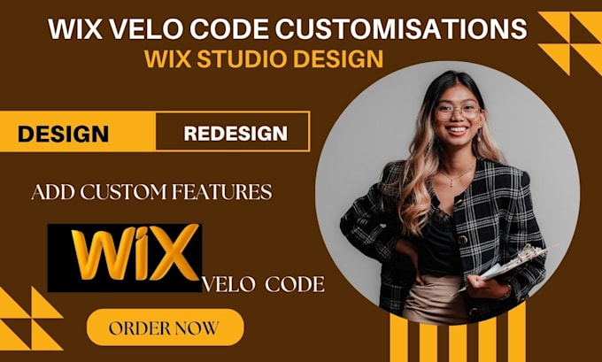 Gig Preview - Add custom features to wix studio website with velo code and wix studio design