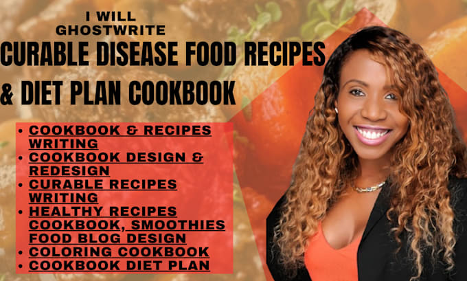 Gig Preview - Do recipe writing, cookbook writing, blog design, recipe writer for amazon kdp