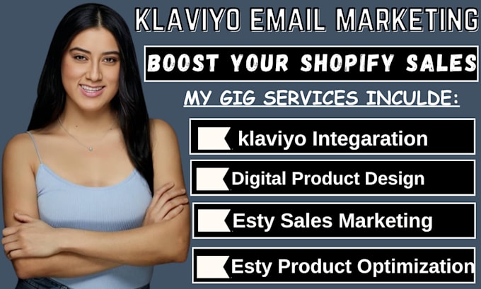 Gig Preview - Klaviyo email marketing, klaviyo flows to boost shopify dropshipping store sales