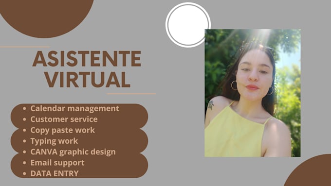 Gig Preview - Be your personal and creative virtual assistant