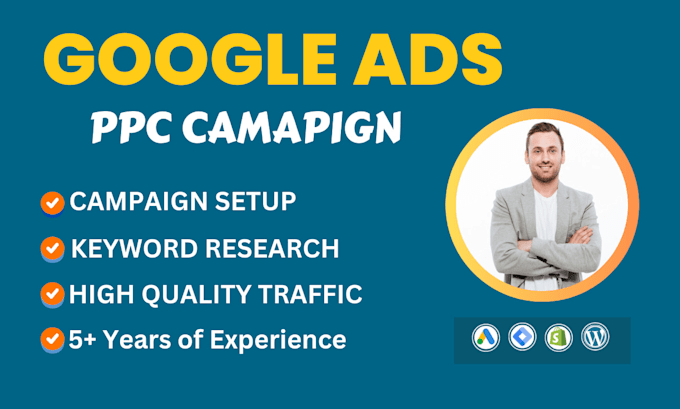 Gig Preview - Setup manage and optimize google ads adwords ppc campaigns