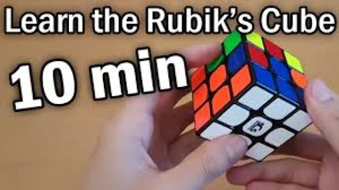 Gig Preview - Teach you how to solve a 3x3 rubiks cube puzzle