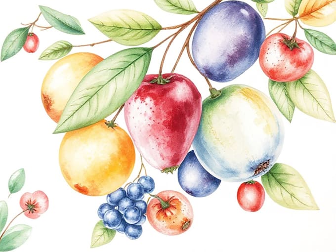 Gig Preview - Create a botanical watercolor illustration