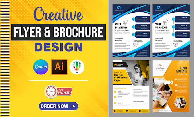 Gig Preview - Make creative canva brochure just in 2 hours