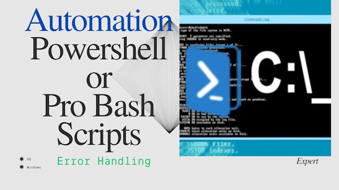 Bestseller - write any script in pro bash, powershell, and batch