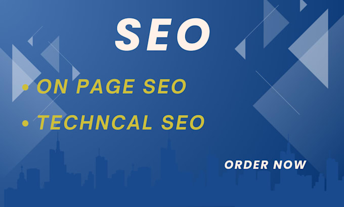 Gig Preview - Do onpage SEO and technical optimization for your website