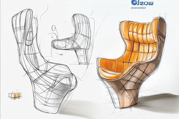 Gig Preview - Develop industrial and product design concept by sketches