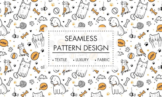 Gig Preview - Unique and creative pattern design for your projects