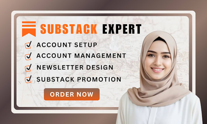 Bestseller - substack account setup editable substack newsletter design substack post design