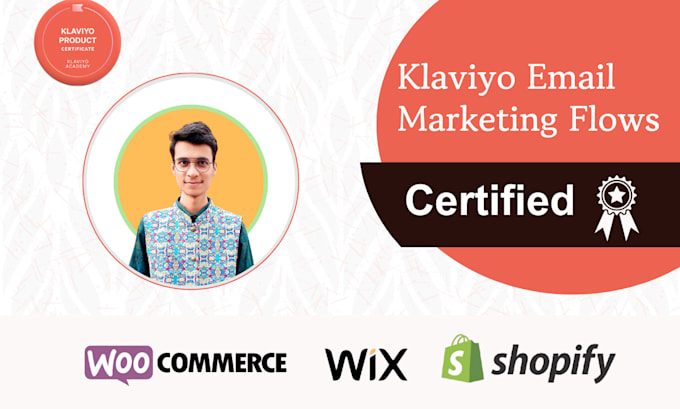 Gig Preview - Set up advance ecommerce email marketing flows in klaviyo