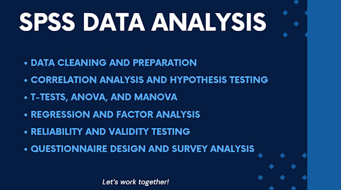 Gig Preview - Do spss data analysis and data interpretation