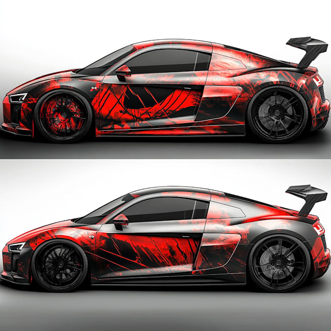 Gig Preview - Do professional vehicle wrap design, car wrap