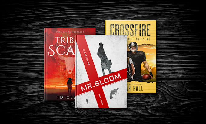 Gig Preview - Create the crime, thriller, and horror book cover design