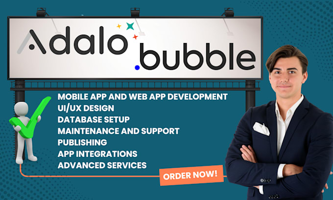 Gig Preview - Do bubble io adalo mobile app web app