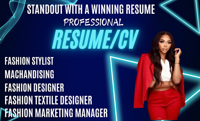 Bestseller - craft fashion designer stylist barber model art director resume cv within hours