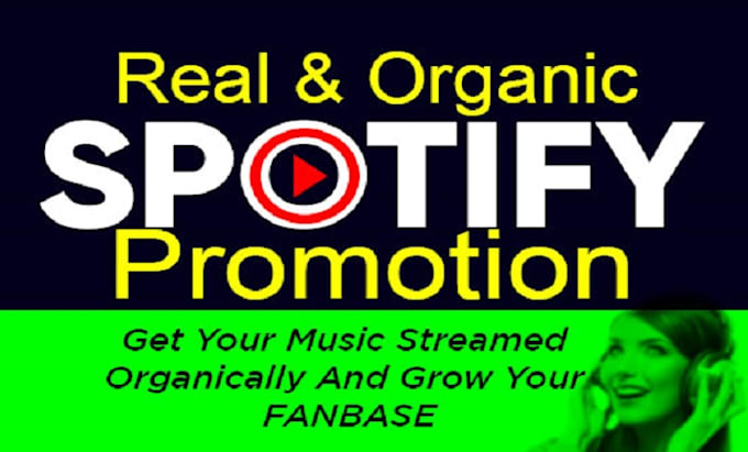 Gig Preview - Viral promote your spotify music organic spotify  music promotion worldwide