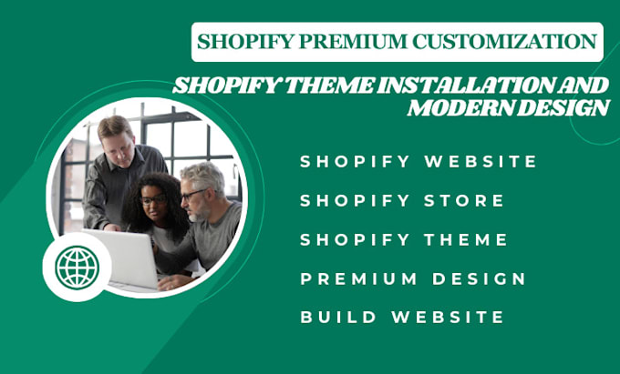 Gig Preview - Install shopify theme modern theme update and premium design