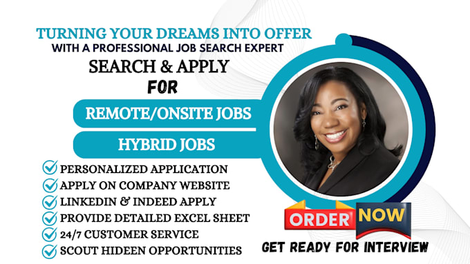 Gig Preview - Search and apply for your ideal remote jobs search and apply jobs