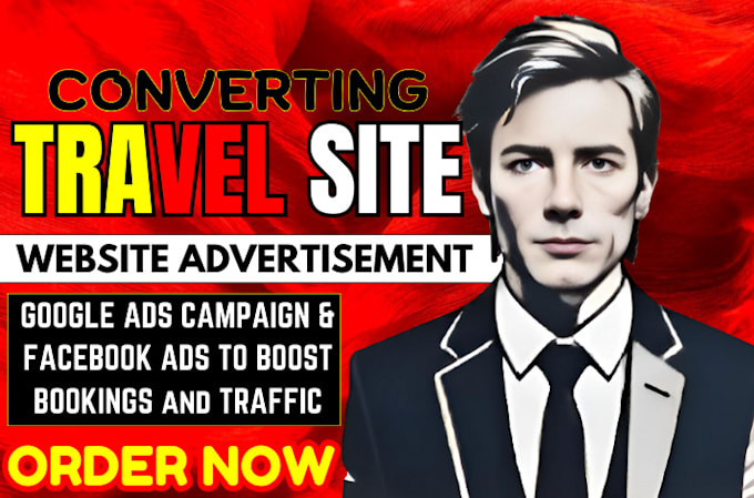 Gig Preview - Do travel site advertisement, website growth and ROI upscale