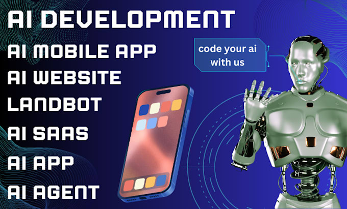 Gig Preview - Develop ai chatgpt ai app ai saas ai blog writing interactive landbot