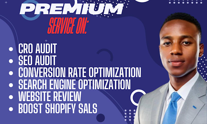 Gig Preview - Cro SEO audit to boost shopify sales conversion rate optimization website review