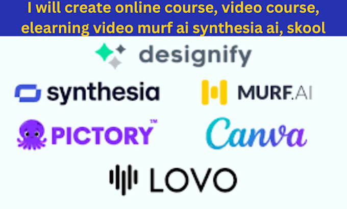 Bestseller - create online course, video course, elearning video murf ai synthesia ai, skool