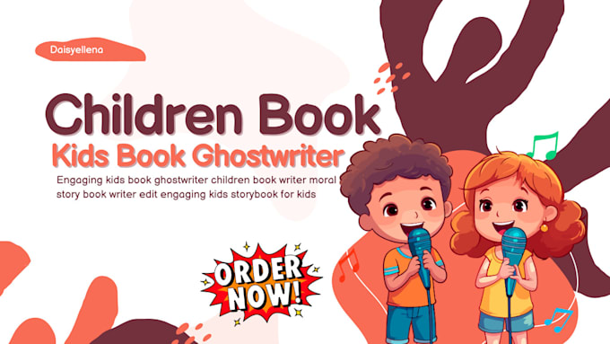 Gig Preview - Children moral story book writer kids storybook children picturebook ghostwriter