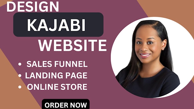 Gig Preview - Design kajabi website and  sales funnel landing page,