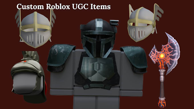 Gig Preview - Design roblox accessories, ugc roblox model, roblox items, game assets