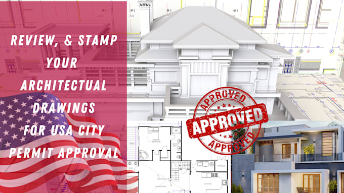 Gig Preview - Pe stamp, architectural stamp and seal for engineering drawing