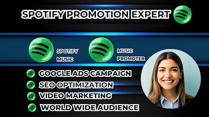 Gig Preview - Boost your spotify music visibility with google ads and SEO optimization