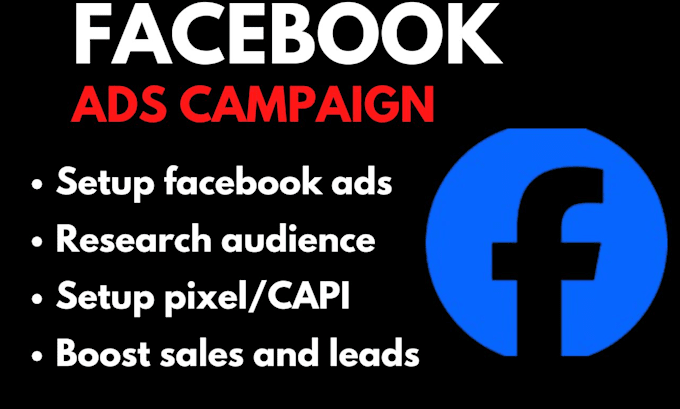 Gig Preview - Setup facebook ads campaign for leads and sales