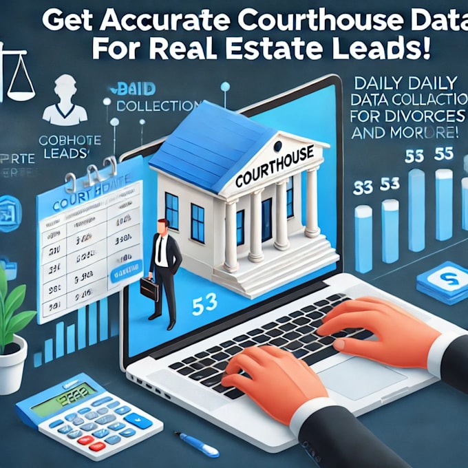 Gig Preview - Provide daily courthouse records for real estate leads