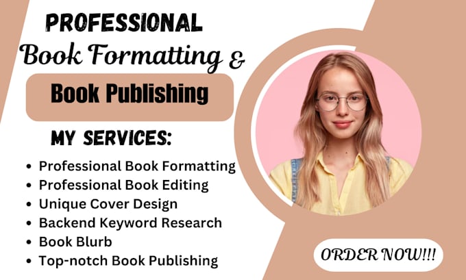 Gig Preview - Do book publishing, amazon kdp book formatting and amazon kdp book publishing