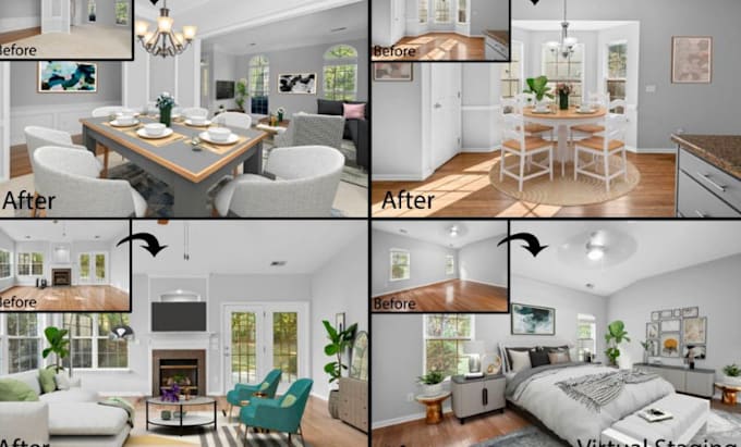 Gig Preview - Do real estate virtual staging, add and remove object home photo