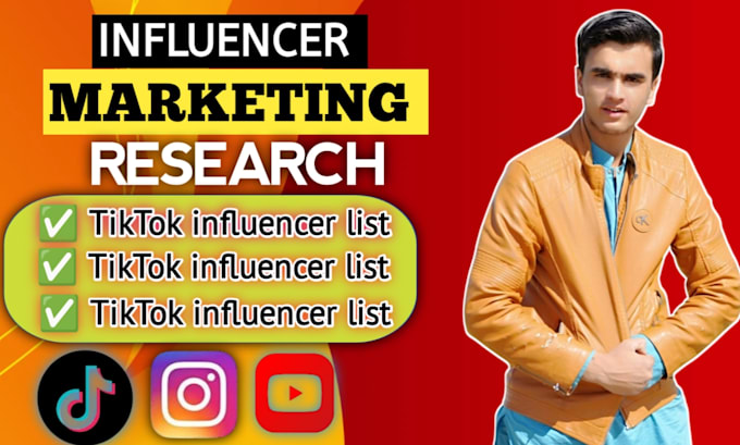 Gig Preview - Find best tiktok influencer for your brand