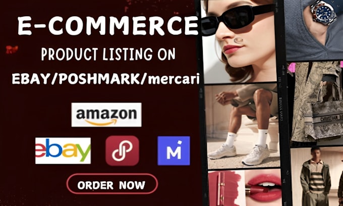 Gig Preview - Be your poshmark virtual assistant, do ebay and mercari draft product listing