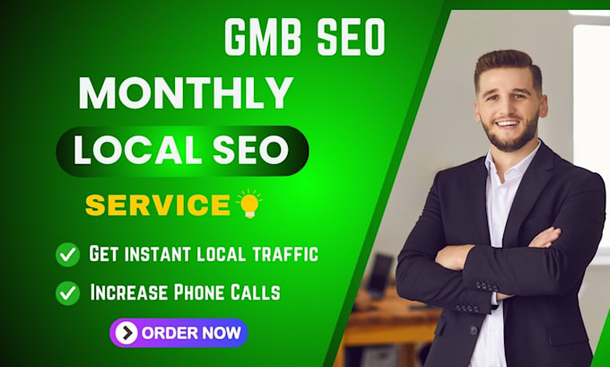 Gig Preview - Do monthly local SEO service for gbp ranking