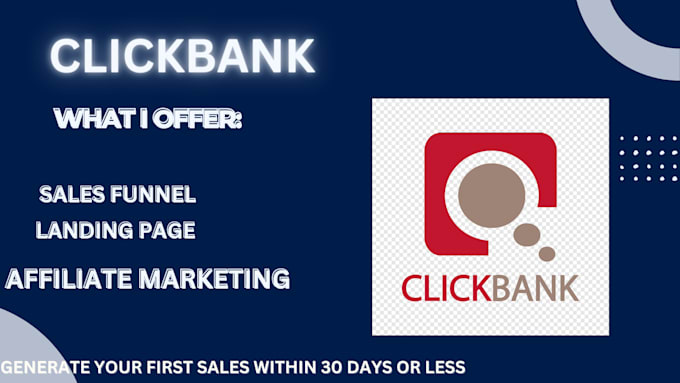 Gig Preview - Provide clickbank affiliate marketing setup for multiple commissions