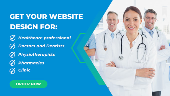 Gig Preview - Design medical, healthcare, dental and pharmacy website