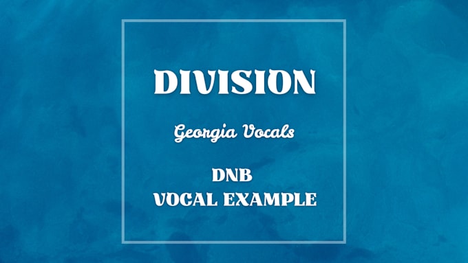 Gig Preview - Be your drum and bass topline songwriter and vocalist for any style dnb vocals